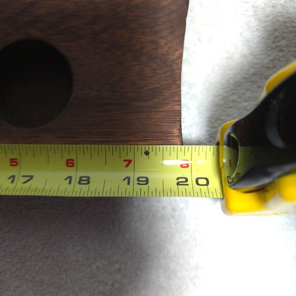 Wooden 5-Slot Tea Light Candle Shot Glass Holder Rectangular Made in Thailand - Picture 8 of 10